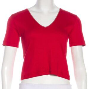 BRUNELLO CUCINELLI V-Neck Crop Top